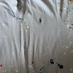 Ralph Lauren Gray and Black Polo Shirt